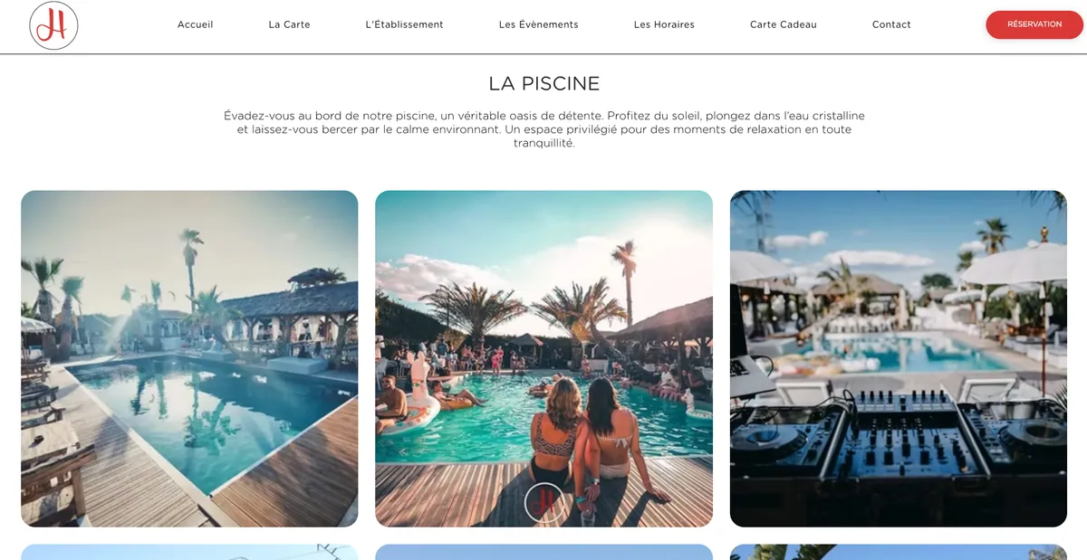 Galerie et réservation du site Les Jardins de l’Hacienda