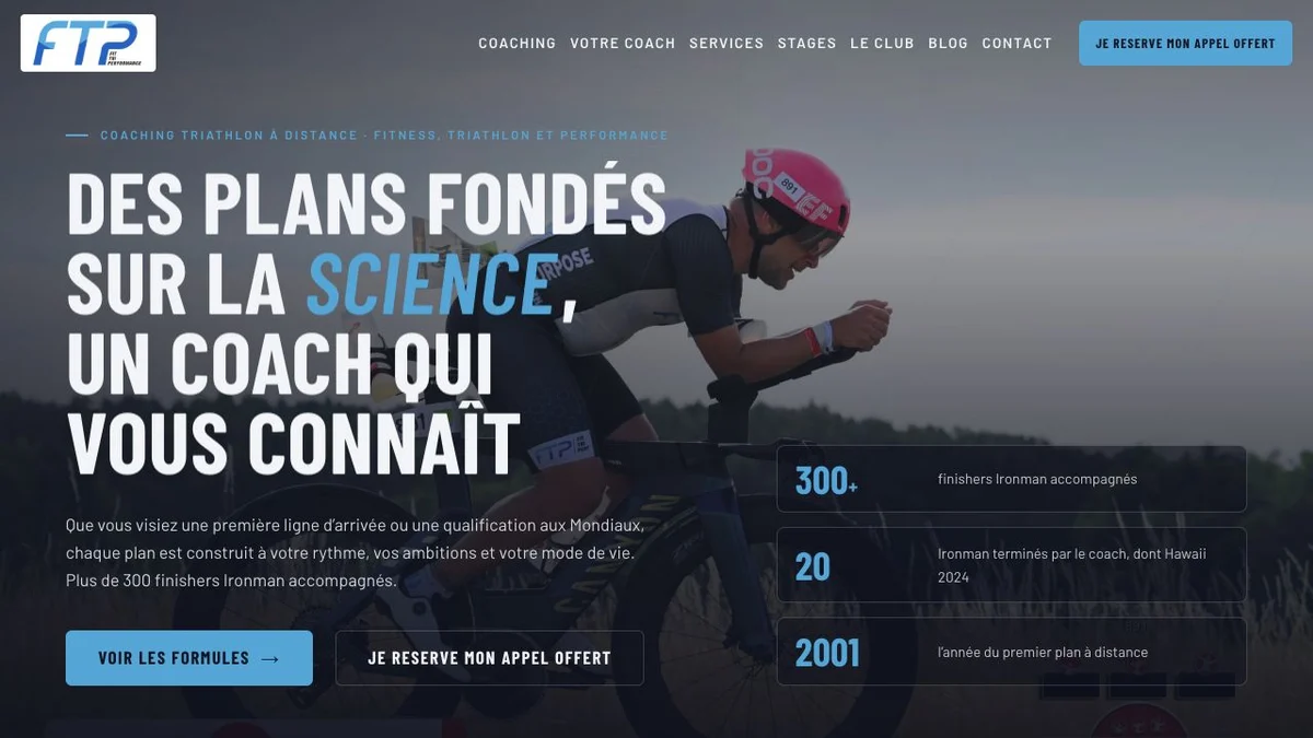 Accueil FIT TRI PERF : coaching triathlon et accompagnement à distance